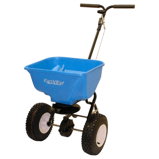 2130 Zout- Meststofstrooier duwmodel 30 liter - Blauw 2130 Zout- Meststofstrooier duwmodel 30 liter - Blauw