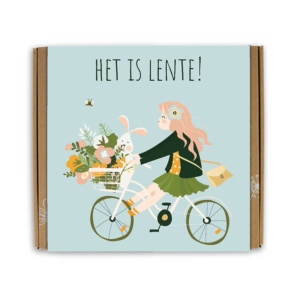 Giftbox Medium 'Het is Lente' zaadbolletjes - 9 stuks