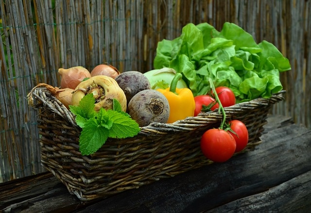 Groenten uit eigen tuin