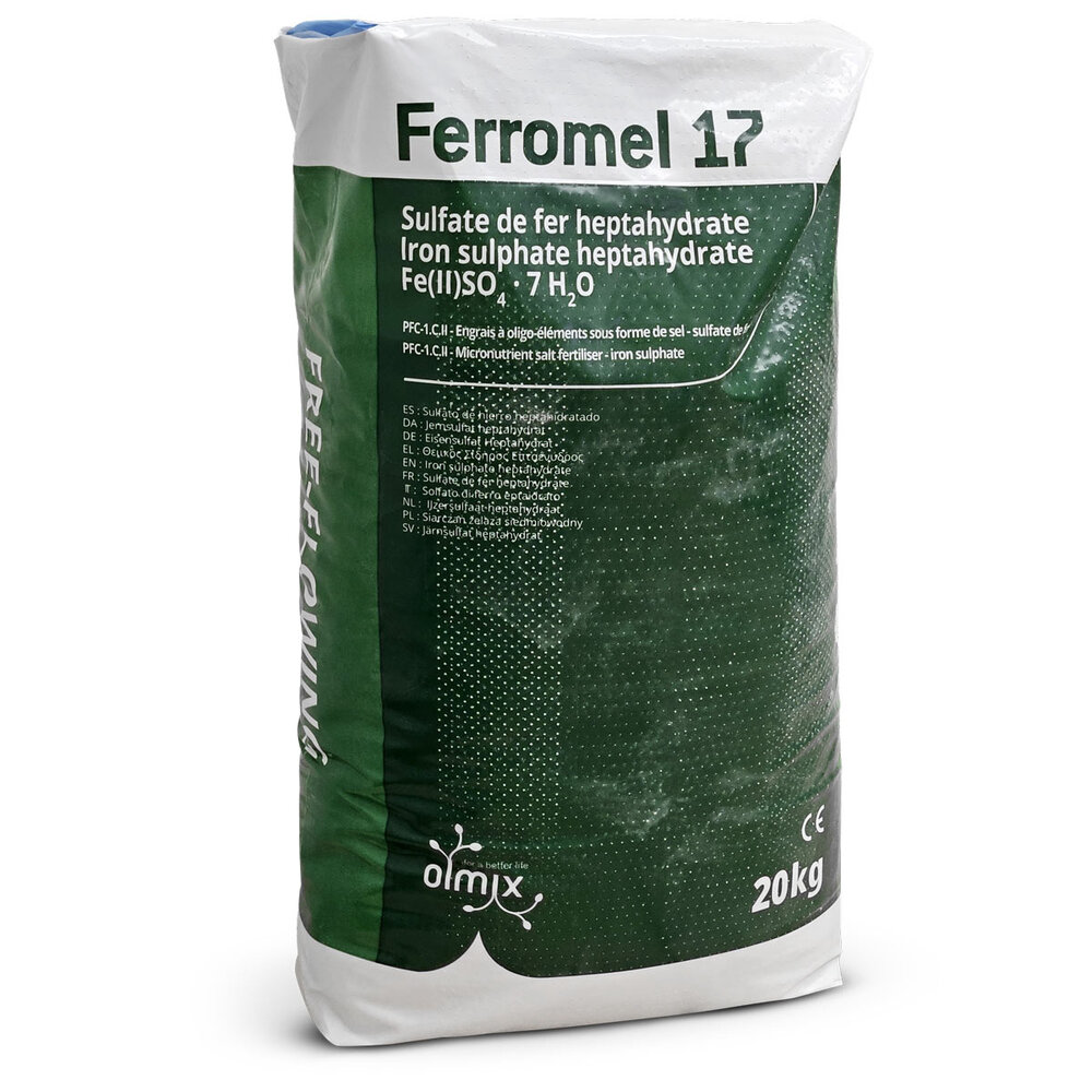 IJzersulfaat 20 kg - Ferromel IJzersulfaat 20 kg - Ferromel