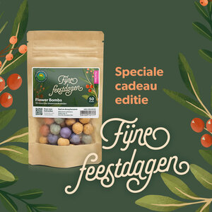 MRS Seeds & Mixtures Flower Bombs - Zaadbommen mix - Fijne Feestdagen!