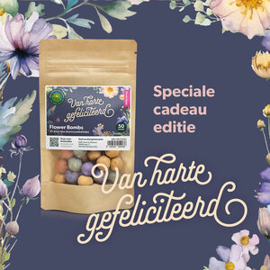 MRS Seeds & Mixtures Flower Bombs - Zaadbommen mix - Van harte gefeliciteerd!