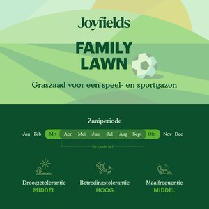 Joyfields Family Lawn – Speel- en sportgazon graszaad