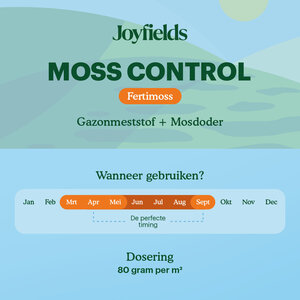 Joyfields Moss Control - Gazonmeststof + Mosdoder - 3 kg