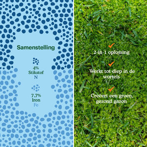 Joyfields Moss Control - Gazonmeststof + Mosdoder - 3 kg