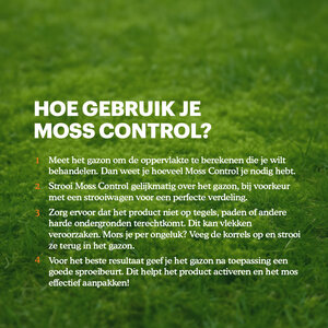 Joyfields Moss Control - Gazonmeststof + Mosdoder - 3 kg