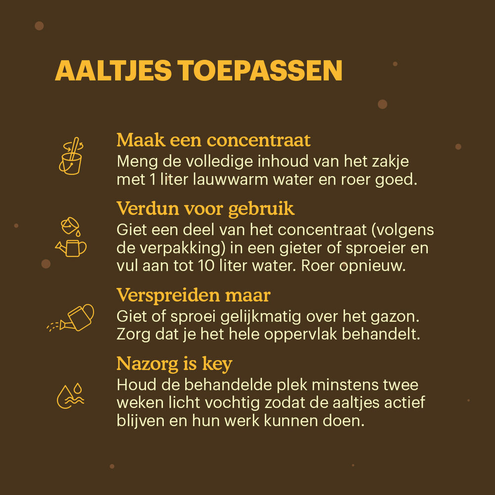 Aaltjes tegen emelten (Steinernema carpocapsae) Aaltjes tegen emelten (Steinernema carpocapsae)