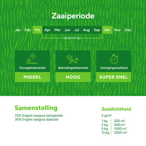 MRS Seeds & Mixtures Graze - Graszaad | Grasland 3 MRS Seeds & Mixtures Graze - Graszaad | Grasland 3