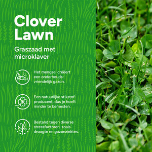 MRS Seeds & Mixtures Clover Lawn - Graszaad met microklaver