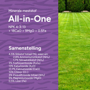 MRS Seeds & Mixtures All-in-One - Gazonmest met kalk | 20KG-500m2