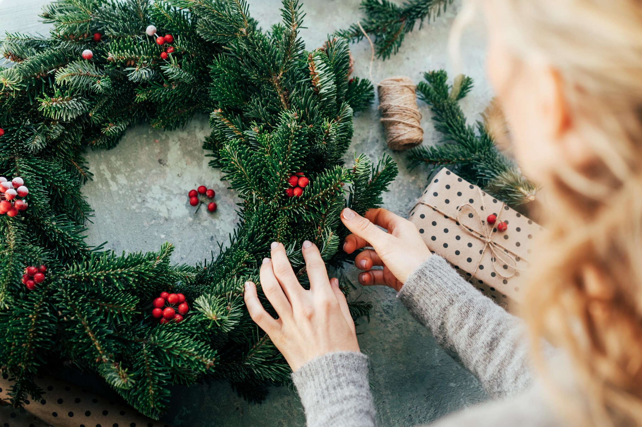 zelf kerststukken maken