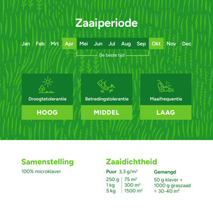 MRS Seeds & Mixtures Microklaver - Gazonklaver