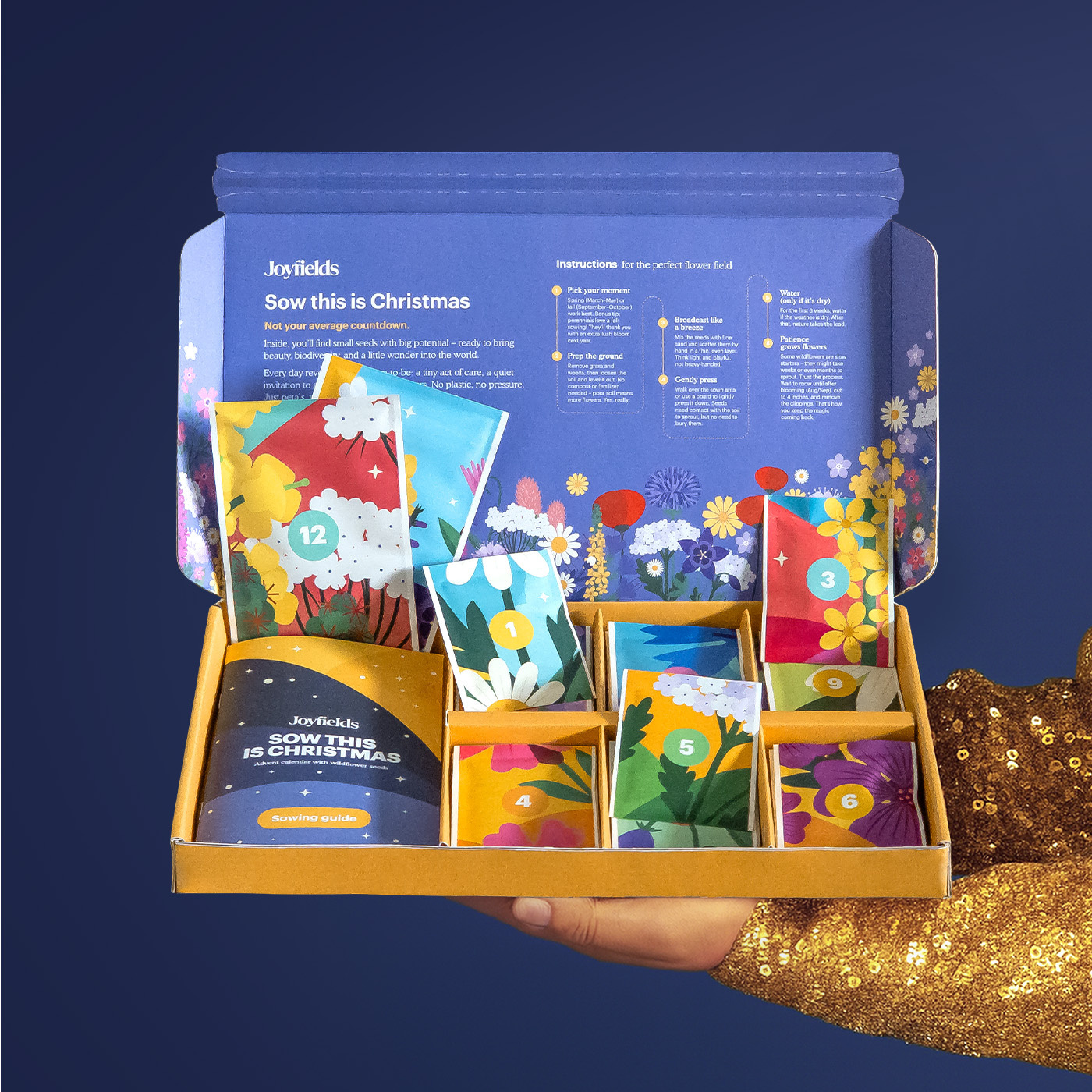 Joyfields zaden adventkalender - inhoud