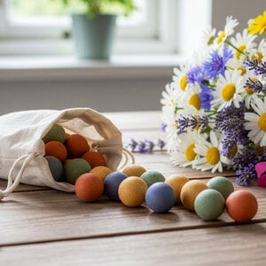 MRS Seeds & Mixtures Flower Bombs - Zaadbommen mix  - Katoenen cadeauzakje