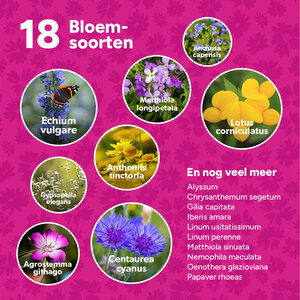 MRS Seeds & Mixtures Flower Bombs - Zaadbommen mix  - Katoenen cadeauzakje