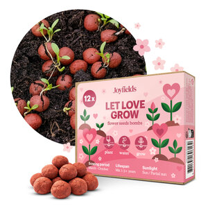 Joyfields Let Love Grow - Bloembommetjes - 12 stuks
