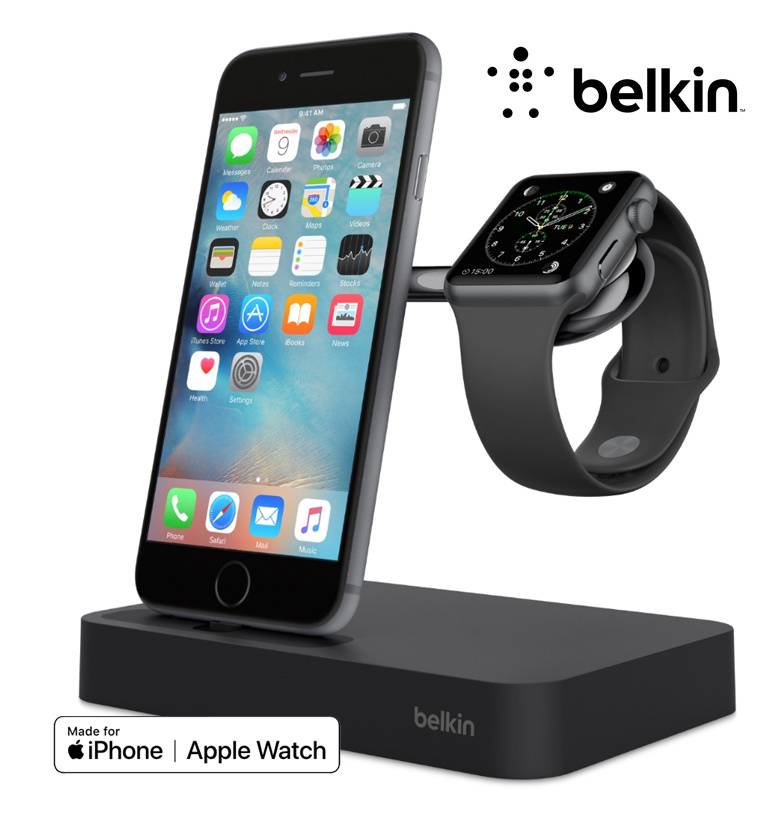 Belkin Valet-oplaaddock voor Apple Watch en iPhone -