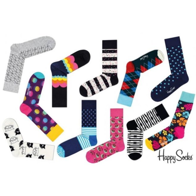 6 paar Happy Socks - Verrassingspakket