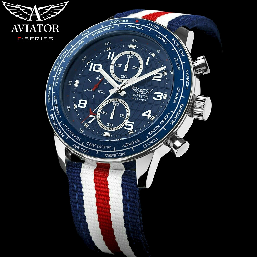 Aviator Horloge - Military Pilot Flight Series - Dealpatrol