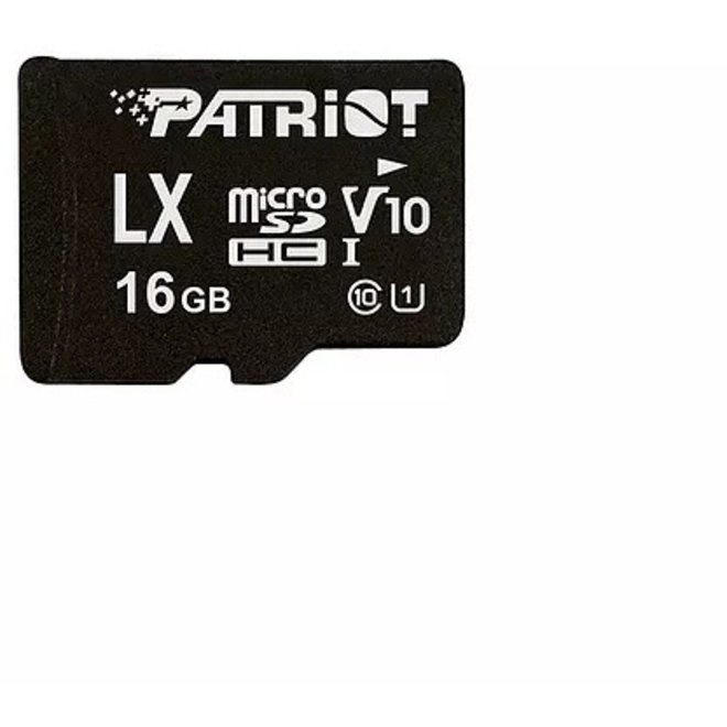 Patriot LX Series MICRO SDHC | 16GB | FHD |  V10 | 80MB/s