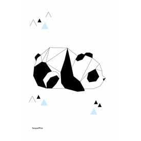 Designed4Kids Designed4Kids poster A3 panda  origami