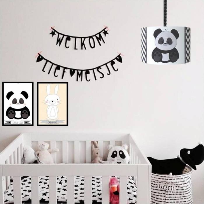 Verrassend Designed4Kids kinderposter panda Little Love | Kidzsupplies DR-82