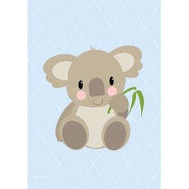 Designed4Kids Designed4Kids poster A3 koala beer