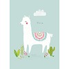 Petite Louise kinderposter A4 alpaca Hola