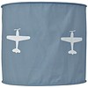 Taftan hanglamp vliegtuig grijs blauw