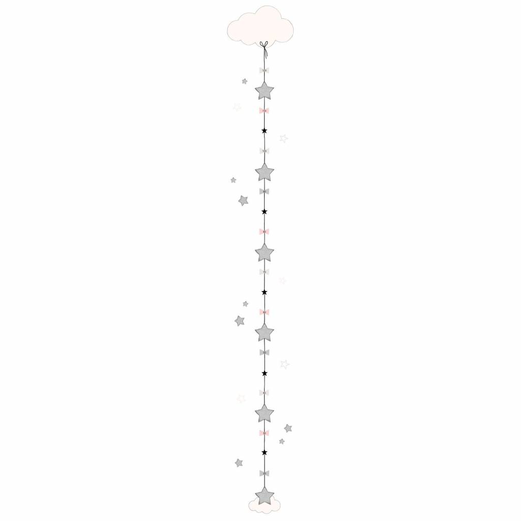 Uitstekend Perforeren Horizontaal Lilipinso muursticker kinderkamer meetlat sterren | Kidzsupplies