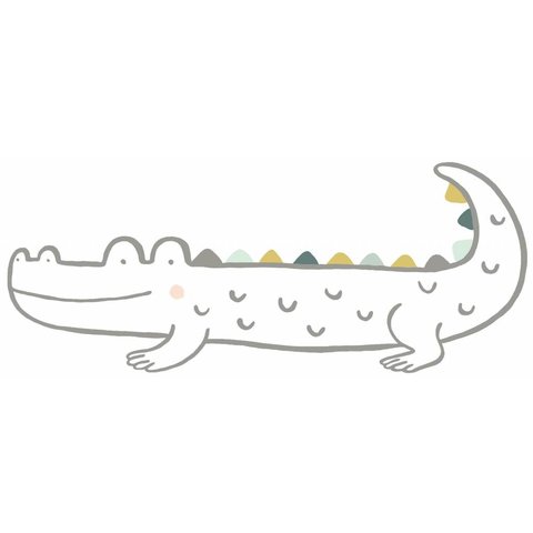 Lilipinso muursticker krokodil