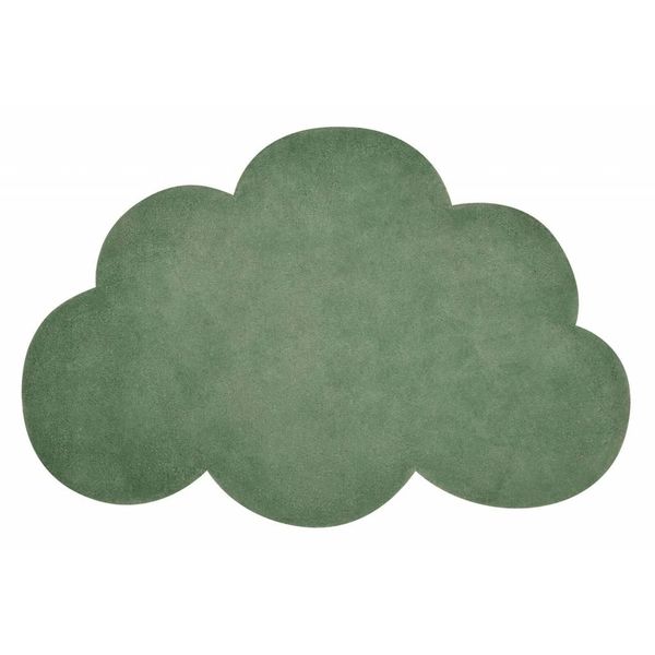 Lilipinso Lilipinso kindervloerkleed wolk groen kale green