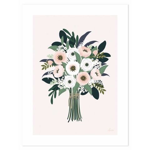 Lilipinso poster bloemen boeket