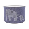 Juul Design hanglamp babykamer olifantjes blauw