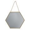 Sass & Belle spiegel goud hexagon  A touch of Gold