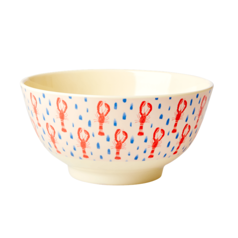 Rice melamine schaal lobster print