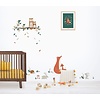 Lilipinso muursticker kinderkamer bosdieren Happy Forest