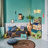 Rice speelgoedmand huis jungle giraffe