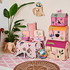 Rice speelgoedmand huis jungle flamingo extra groot