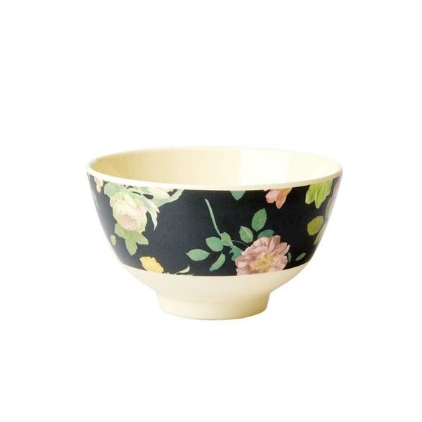 rice Denmark Rice melamine schaaltje bloemen Dark Rose klein