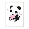 A Lovely Little Company kinderposter panda love