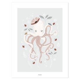 Lilipinso Lilipinso poster kinderkamer octopus