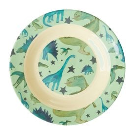 rice Denmark Rice melamine diep bord dino print