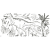 Lilipinso muursticker kinderkamer Tyrannosaurus Rex