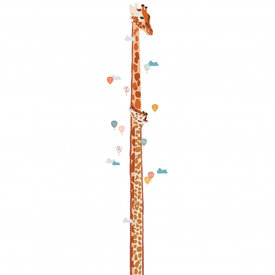 Mimi'lou Mimilou muursticker meetlat giraffe