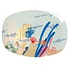 Rice melamine bord ovaal Coral Reef print