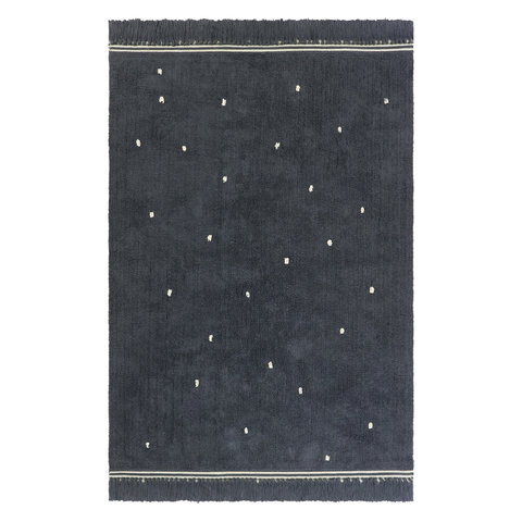 Tapis Petit kindervloerkleed Emily dot antraciet