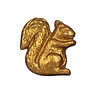Sass & Belle deurknopje eekhoorn goud