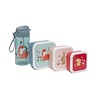 Petit Monkey lunchboxen set woodland