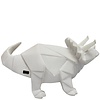 House of Disaster nachtlampje origami dino Triceratops wit